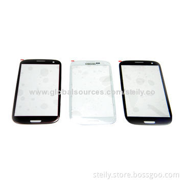 Front Glass for Samsung Galaxy S3/i9300, Comes in Blue/Red/Gold/White/Black